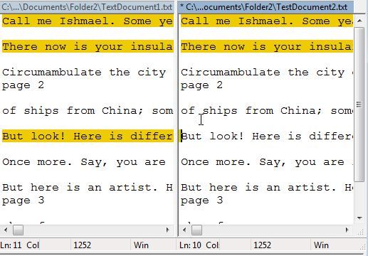 Редактирование и вставка строки из левой версии в правую