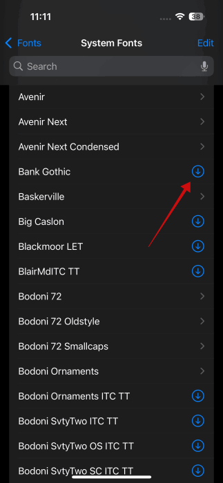 Установка дополнительных системных шрифтов на iPhone