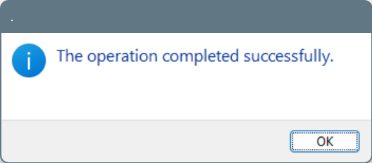 Подтверждение успешной установки драйвера Windows