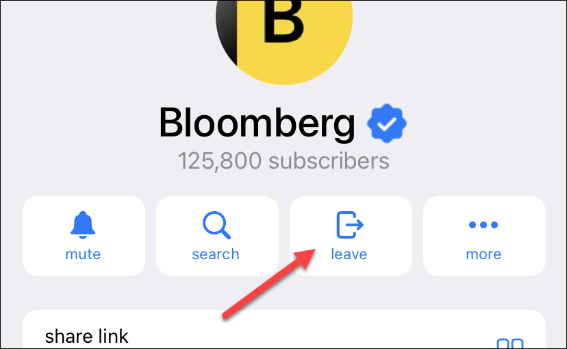 Кнопка «Выйти» на iPhone