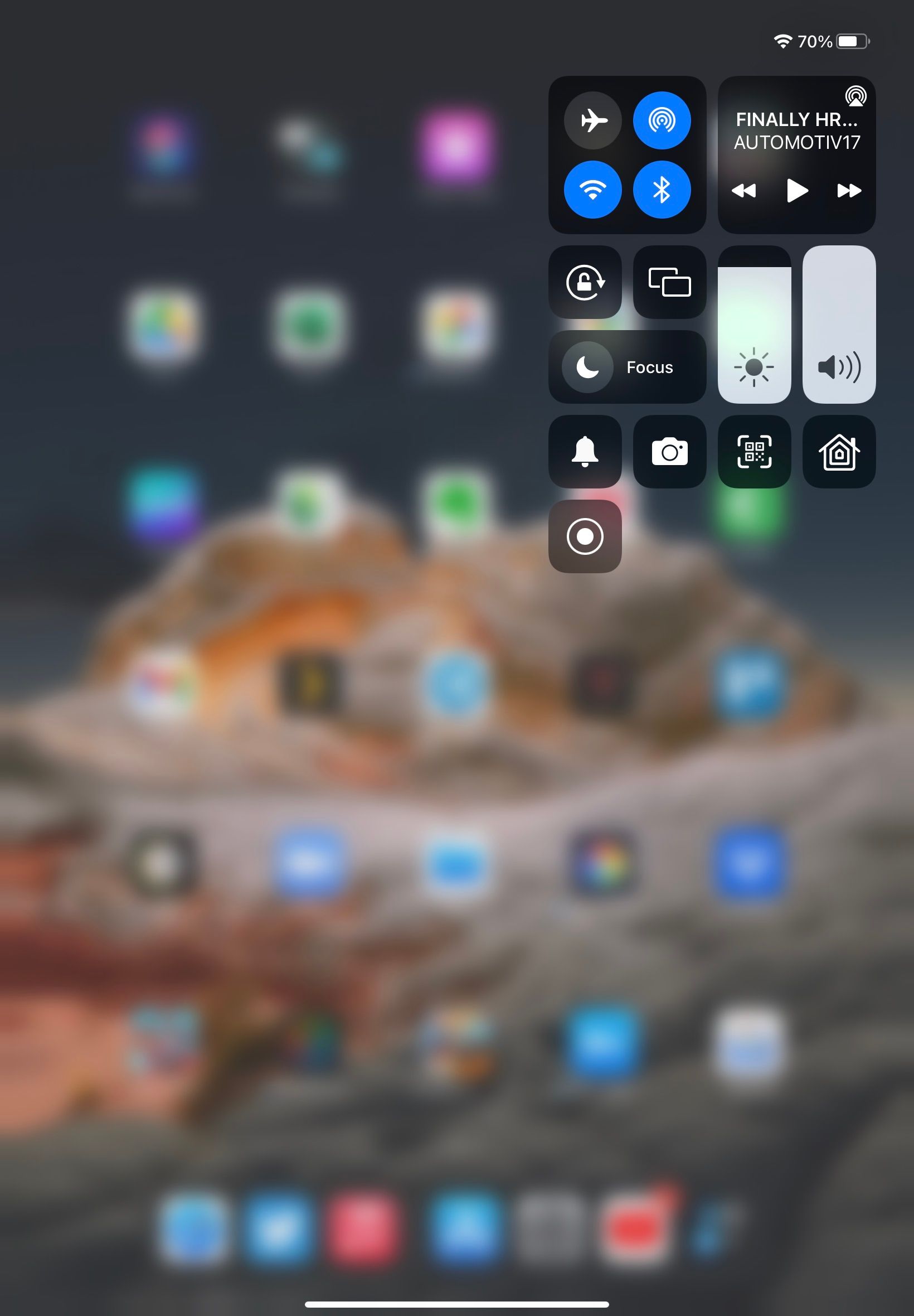 Ярлык записи экрана в Пункте управления (варианты)