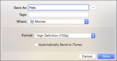 Экспорт слайдшоу в виде фильма для общего доступа