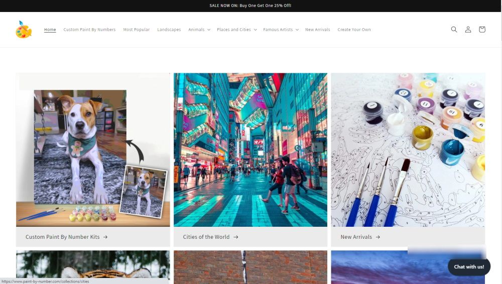Paint-by-Number homepage