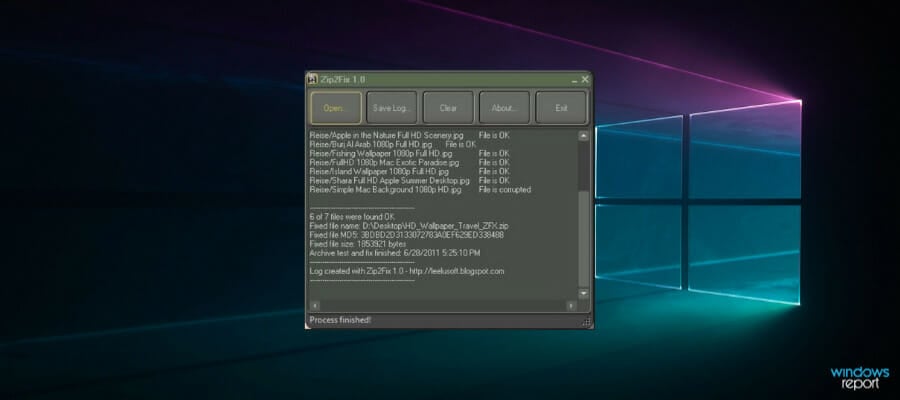 Интерфейс Zip2Fix
