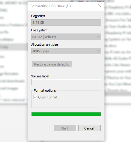 Format your USB flash drive