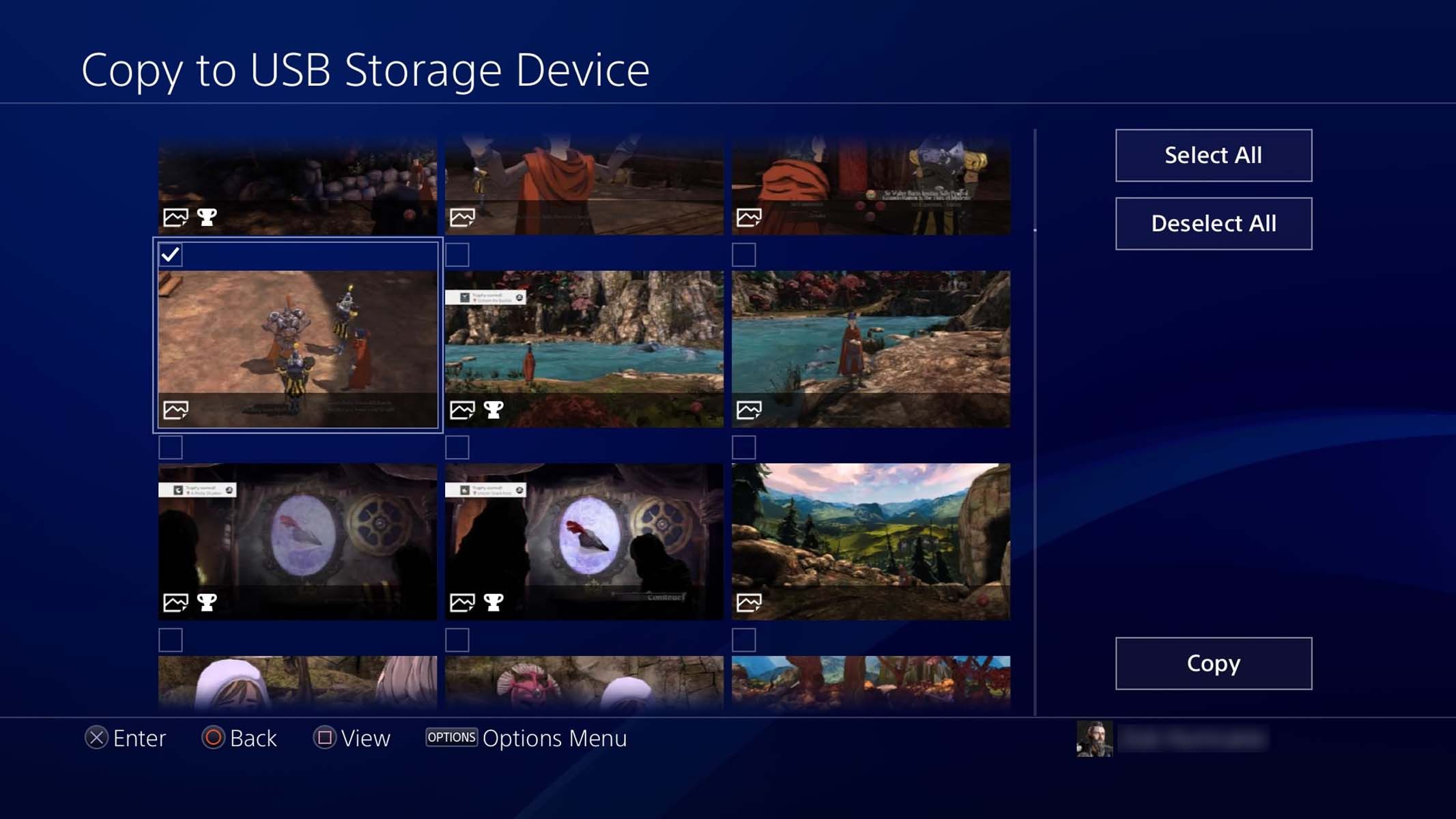 Выбор скриншотов PS4