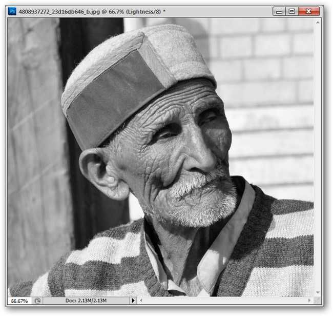 Канал светлоты в Lab Color