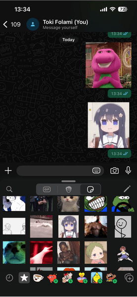 Экспорт чата WhatsApp в iOS