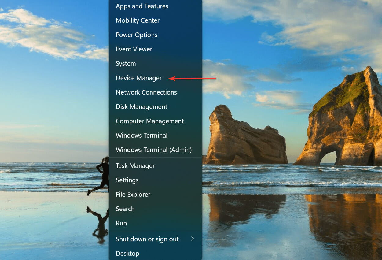 Быстрое меню Windows — запуск Диспетчера устройств