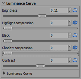 Дополнительные инструменты — кривые, шумоподавление и резкость