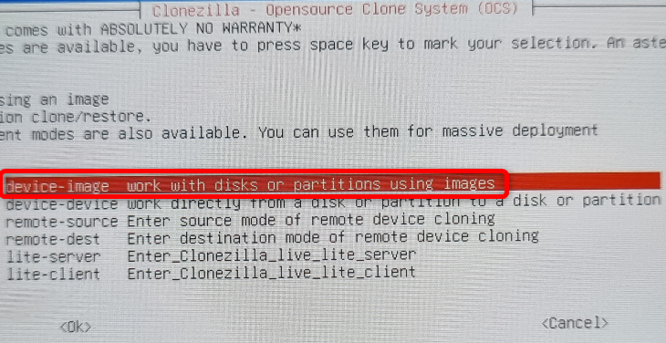 Выберите device-image