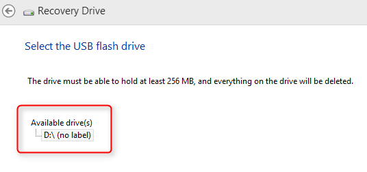 windows reover drive target disk