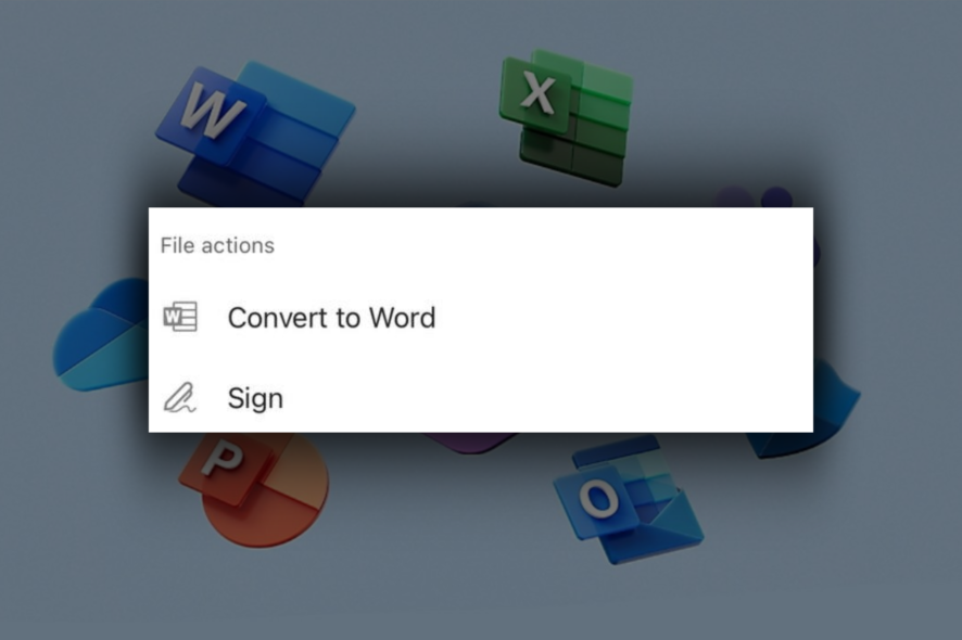 Подписать PDF на мобильном — Microsoft 365