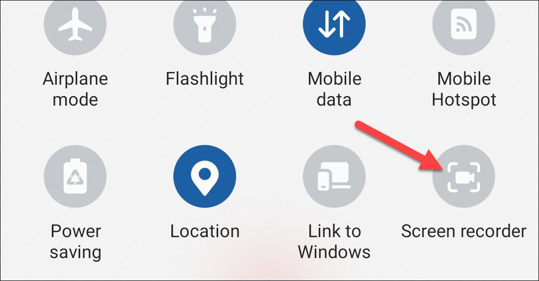 Откройте запись экрана.