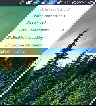 Выбор и редактирование подключения в Network Manager