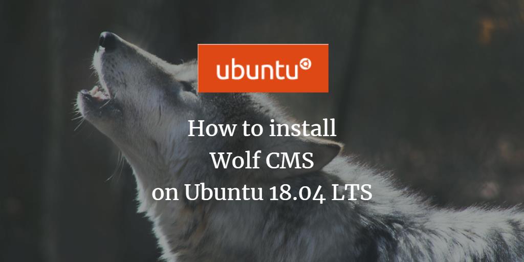 Установка Wolf CMS на Ubuntu 18.04 — пошагово
