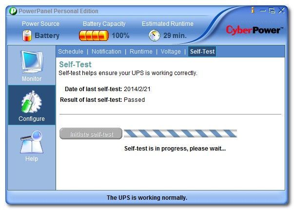 Команда самопроверки ИБП — запускаем тест батареи