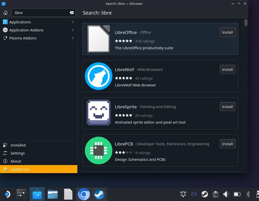Install LibreOffice on Steam Deck