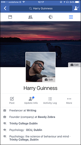 Экран мобильного приложения: кнопка Журнал активности под обложкой