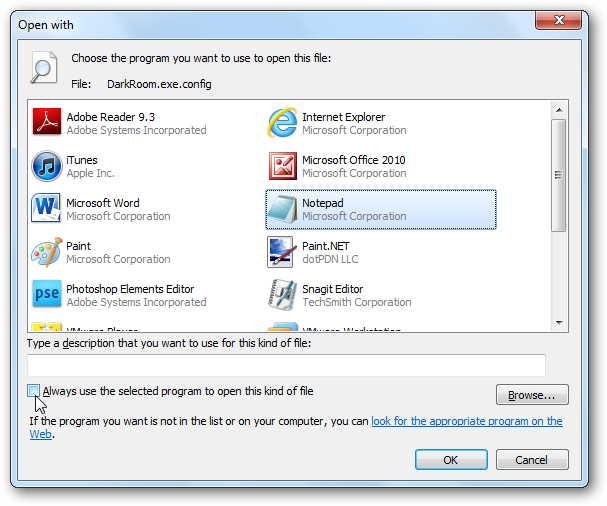 Открытие файла в текстовом виде для поиска подсказок