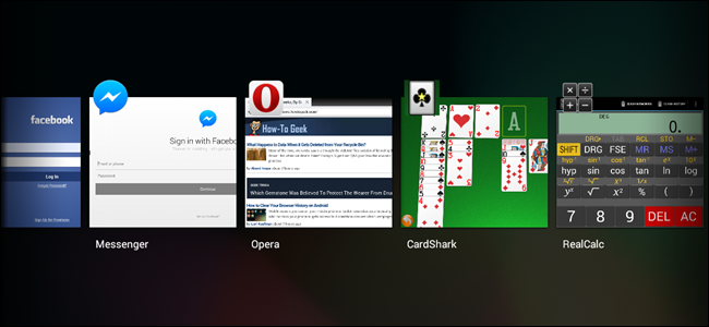 App aus Zuletzt verwendete Apps entfernen