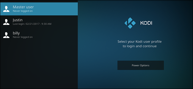 Профили Kodi: создание и переключение