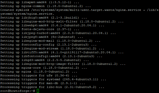 Установка Nginx на Ubuntu