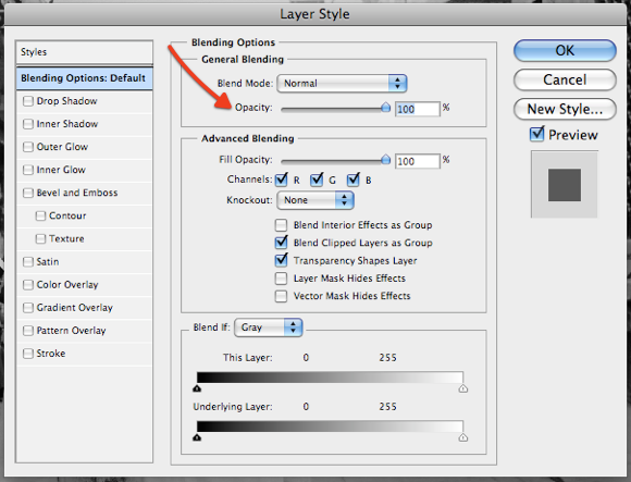 Пример полупрозрачного текстового водяного знака