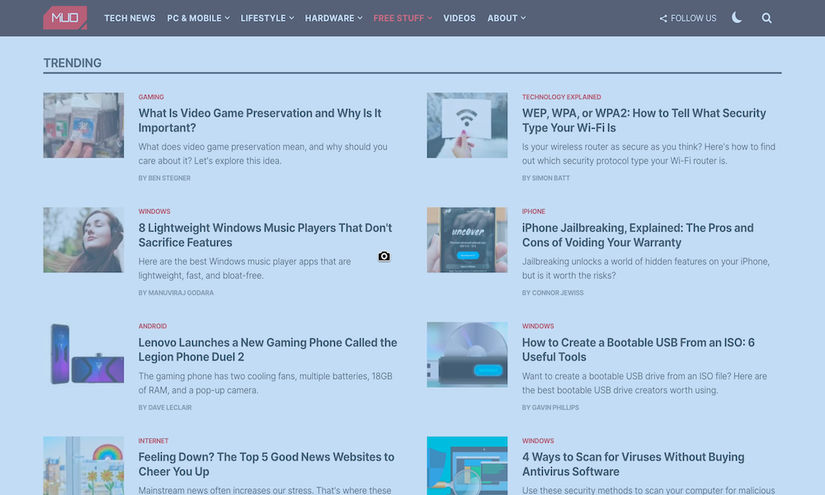 Скриншот окна приложения на Mac