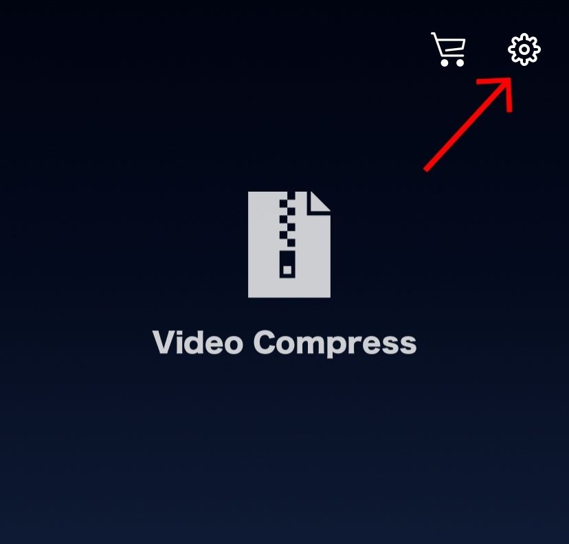 Настройки формата в приложении Video Compress.