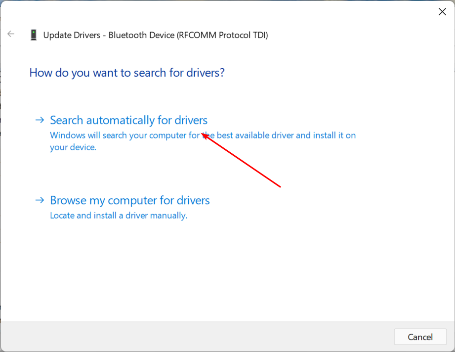 Автоматический поиск драйверов