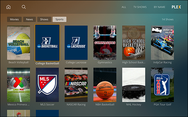 Сортировка по категориям в Plex