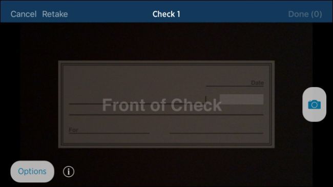 Подтверждение отправки чека в приложении банка