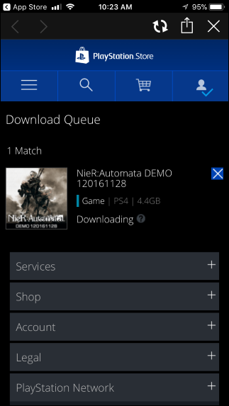 Статус загрузок и управление очередью