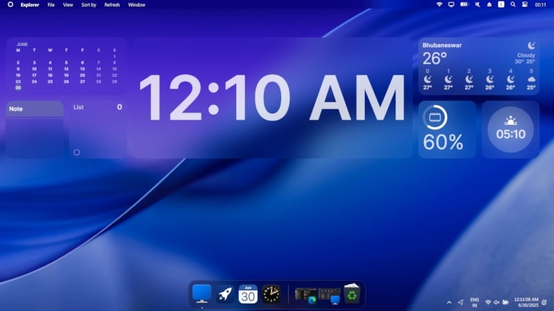 финальный вид настройки