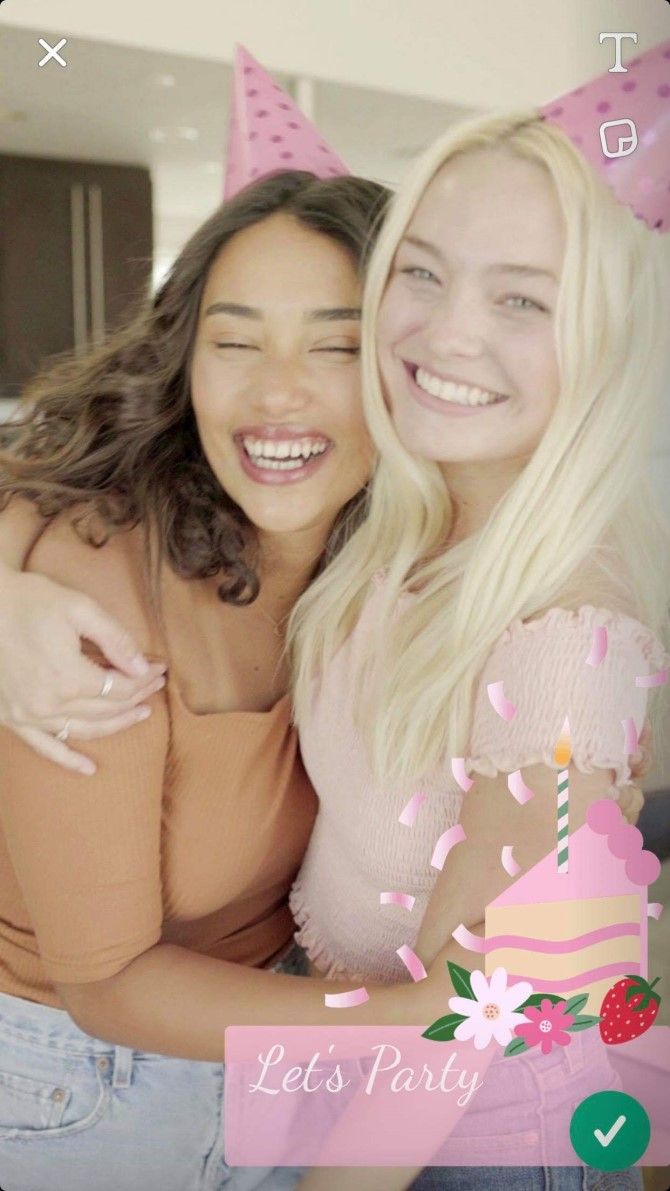 Редактор дизайна фильтра в приложении Snapchat