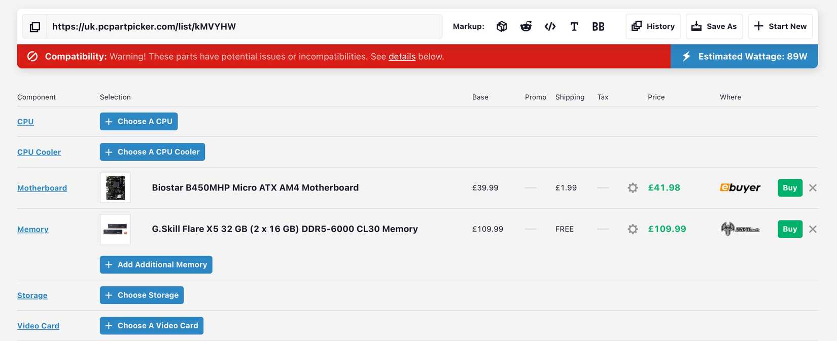 проверка совместимости компонентов с онлайн‑сервисом