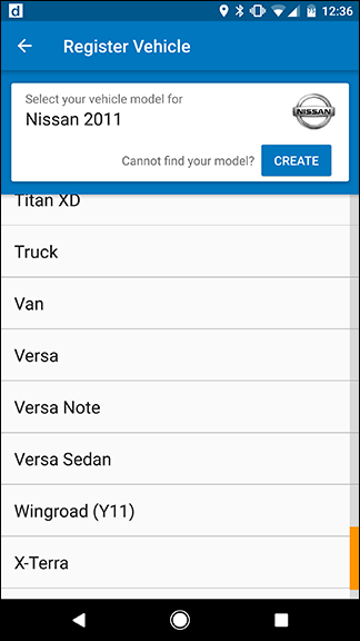 Выбор подмодели по типу кузова и объёму двигателя