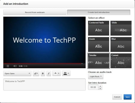 Интро и аутро для плейлистов YouTube