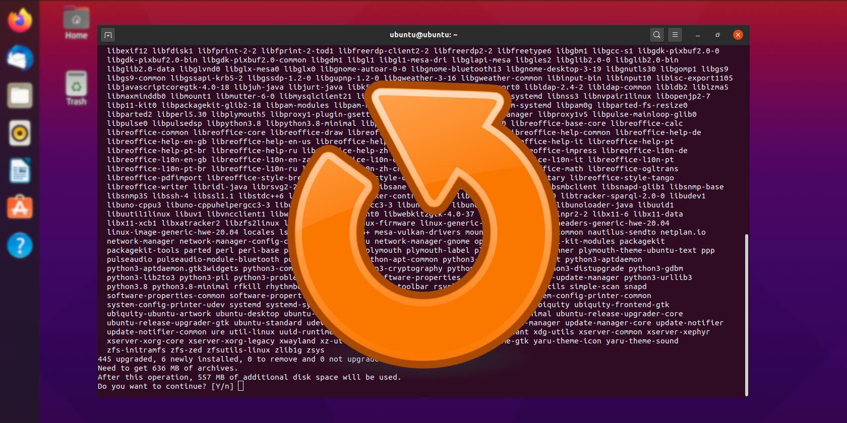 Обновление Ubuntu из терминала