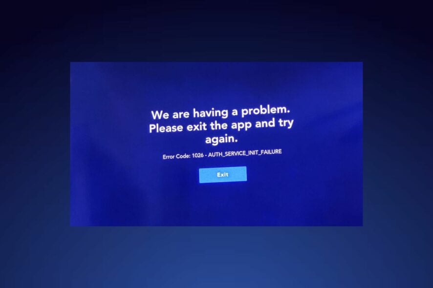 Код ошибки 1026 в Disney Plus — как исправить