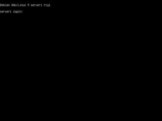 Первый запуск Debian 9 (Stretch)
