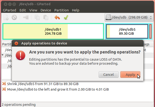 Иконка напоминания о резервном копировании данных