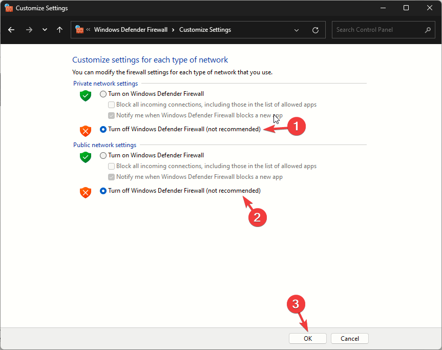 explorer_Turn off Windows Defender
