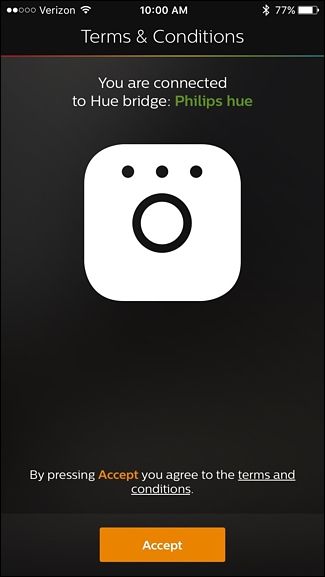 Подтверждение сопряжения в приложении