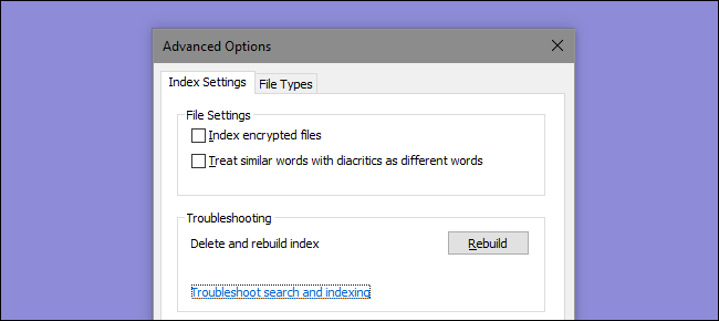 Перестроить индекс поиска в Windows — быстрые шаги