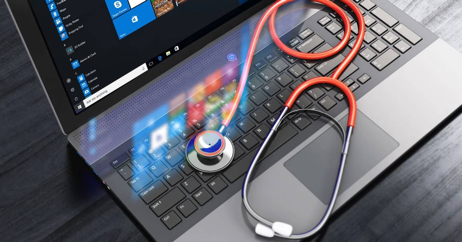 Windowsの電源とスリープ動作をチェックする画面のイメージ