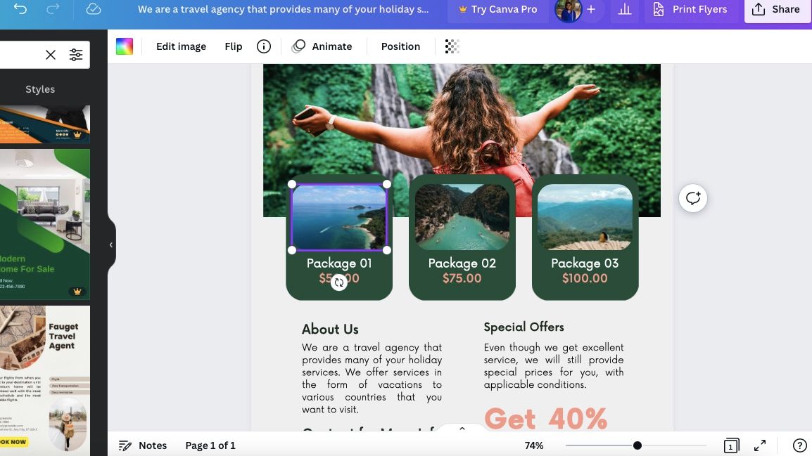 Элементы дизайна PDF, доступные для редактирования в Canva