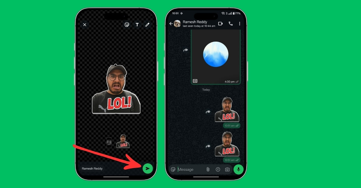 WhatsApp: процесс создания стикеров