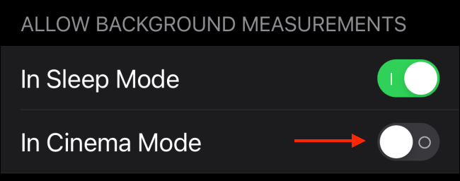 Tap to Enable Blood Oxygen During Theater Mode